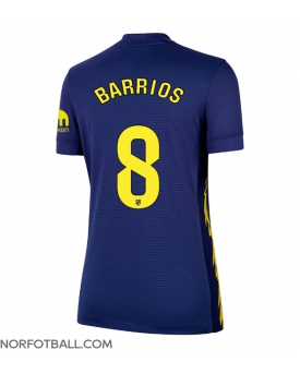 Billige Fotballdrakt Atletico Madrid Pablo Barrios #8 Replika Bortedrakt Dame 2025-26 Kortermet